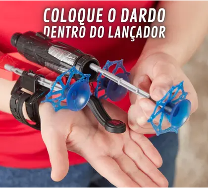 Luva lança teia Homem Aranha Brinquedo Presente Meninos Top - Lançador de Dardos